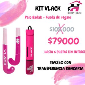Kit de Hockey Palo Badak Rosa+Funda de regalo